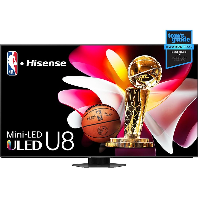 Hisense 85 Inch U8 Series Mini-LED ULED 4K UHD Google Smart TV (2024 - Refurbished)