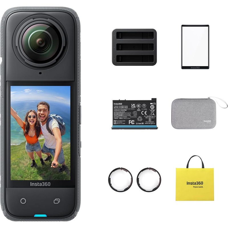 Insta360 X4 8K Waterproof 360 Action Camera Action Bundle