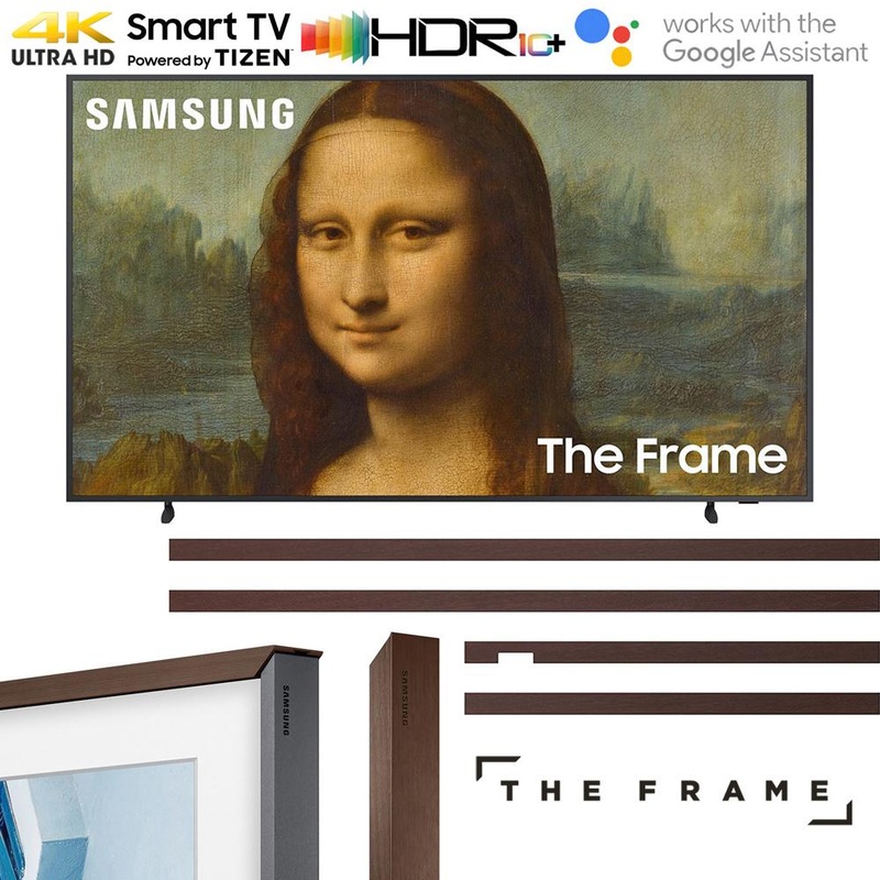 Samsung 32" The Frame QLED 4K UHD Quantum HDR Smart TV 2022 with Customizable Bezel