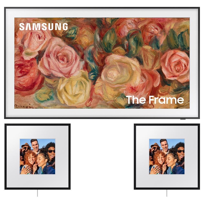 Samsung 43 inch The Frame QLED 4K Smart TV 2024 with 2x Frame Smart Speaker