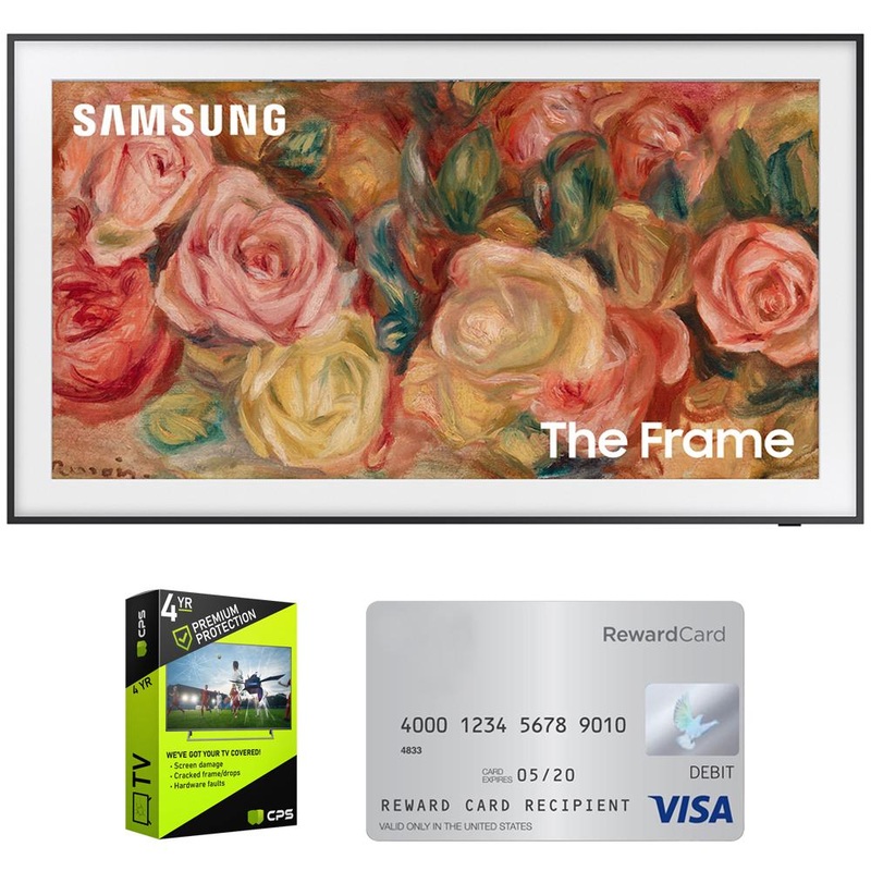 Samsung 43" The Frame QLED 4K Smart TV (2024) w/ 4 Year Warranty + Gift Card Bundle