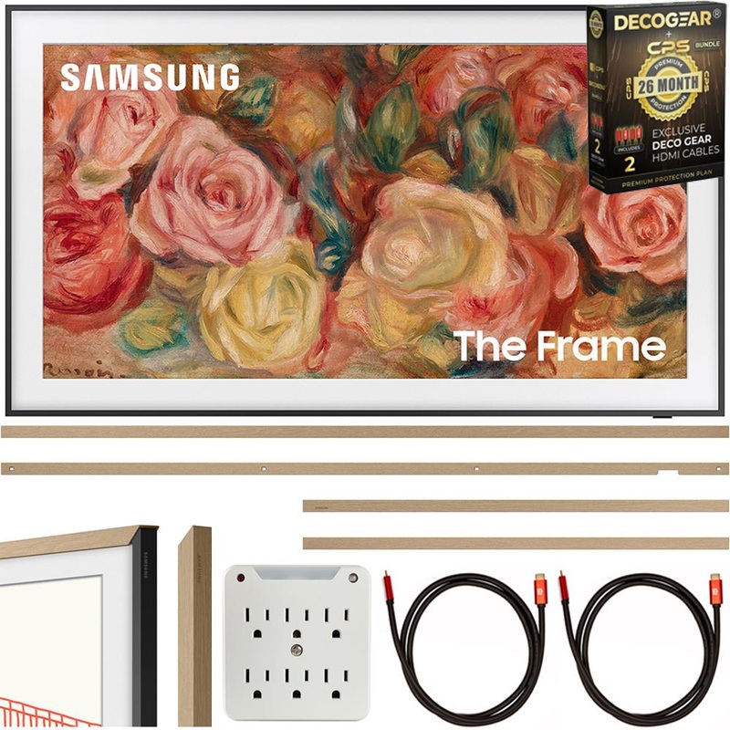 Samsung 50 inch The Frame QLED 4K Smart TV 2024+26 Months Protection Pack Bundle