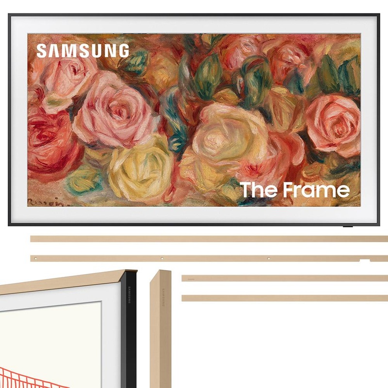 Samsung 50 inch The Frame QLED 4K Smart TV 2024 with Bezel Modern Beige