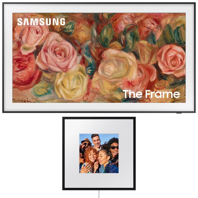 Samsung 50" The Frame QLED 4K Smart TV (2024) + Photo Music Frame Smart Speaker Bundle