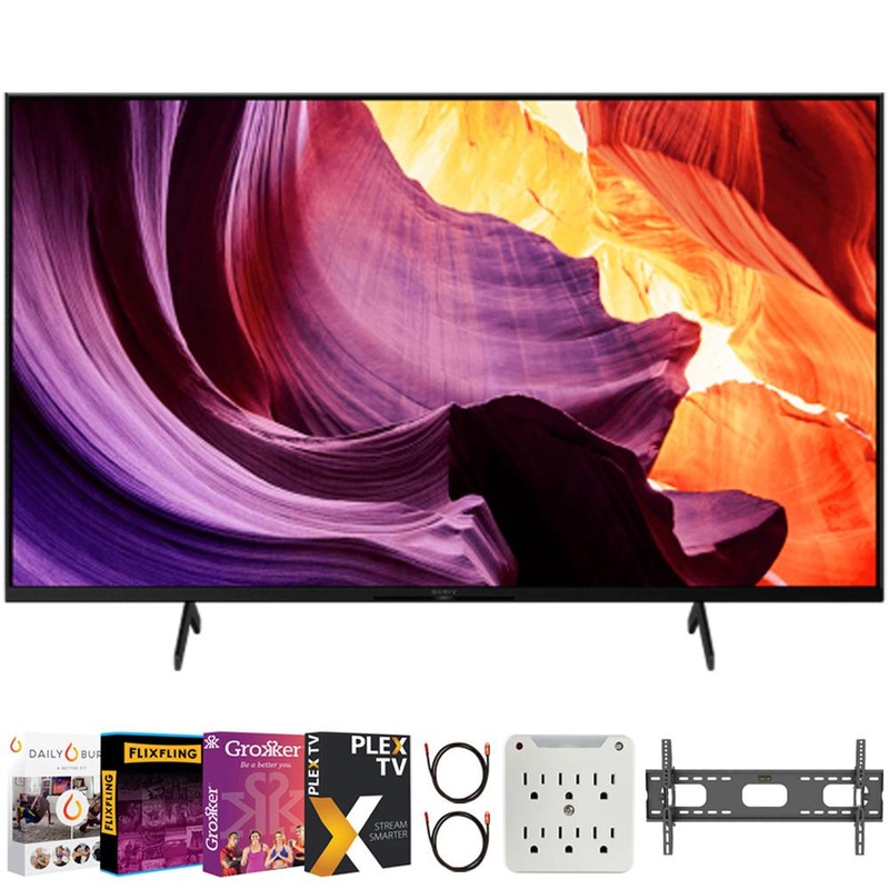 Sony 65" X80K 4K Ultra HD LED Smart TV KD65X80K (2022) + Movies Streaming Pack