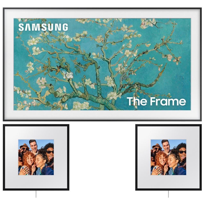 Samsung 32 inch The Frame QLED HDR 4K Smart TV 2023 with 2x Frame Smart Speaker