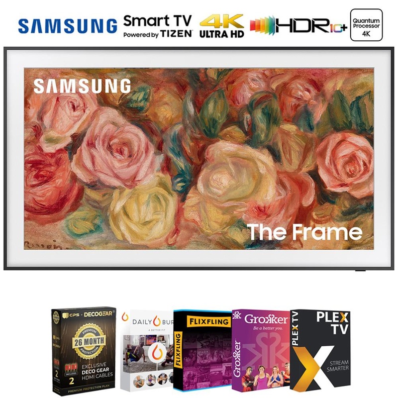 Samsung 55" The Frame QLED 4K TV (2024) + 26Month Protection & Movies Streaming Pack