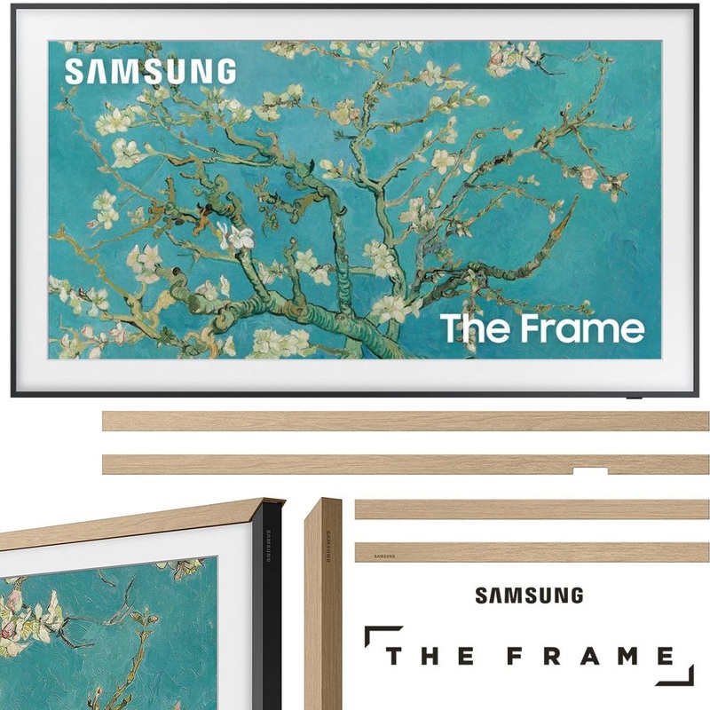 Samsung QN32LS03CB 32" The Frame QLED HDR 4K Smart TV w/ Modern Teak Bezel (2023 Model)