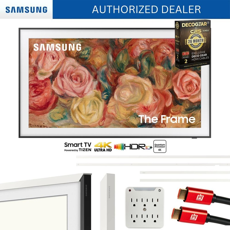 Samsung QN50LS03DA 50" The Frame QLED 4K Smart TV (2024) + 26 Months Protection Bundle