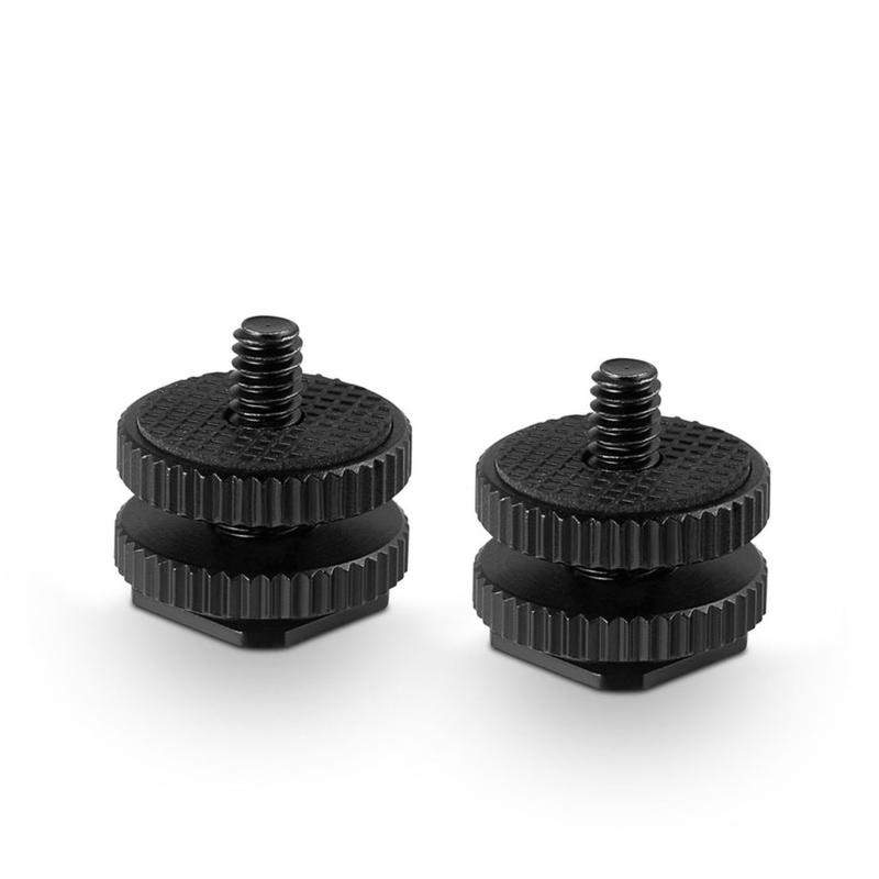 SMALLRIG Cold Shoe Adapter with 3/8" to 1/4" 1631