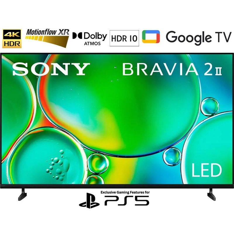 Sony BRAVIA 2 II 55 inch class 4K HDR Smart LED Google TV 2025 Refurbished