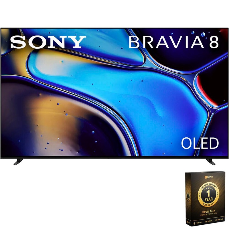 Sony BRAVIA 8 K55XR80 55" 4K HDR Smart OLED TV (2024) OPEN BOX + 1 Year Warranty Pack