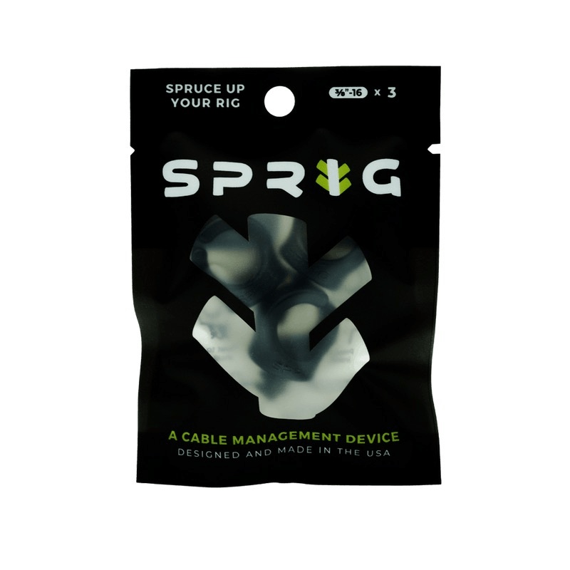 SPRIG 3/8"-16 3 PACK (BLACK)