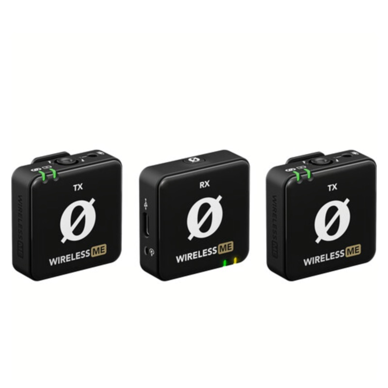 RODE Wireless ME Dual Compact Digital Wireless Microphone System (2.4 GHz, Black)