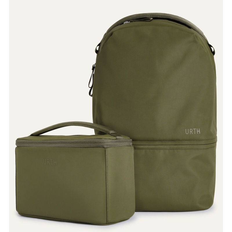 Urth Arkose 20L Backpack + Camera Insert - Green