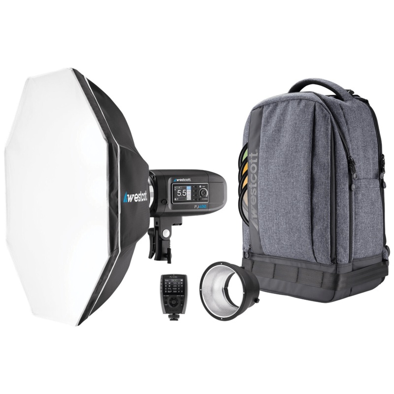 Westcott FJ400 Strobe 1-Light Backpack Kit with FJ-X3s Wireless Trigger for Sony Cameras