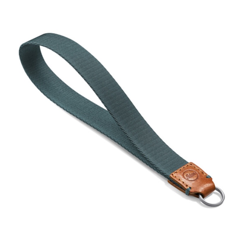 Leica Leather Wrist Strap (Cognac/Petrol)