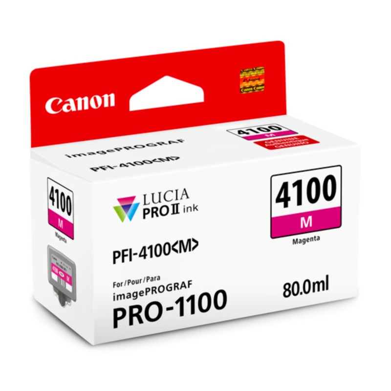 Canon PFI-4100 Magenta Pigment Ink Tank (80mL)