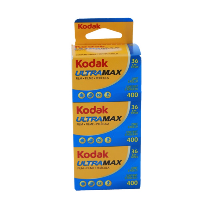 Kodak GC/UltraMax 400 Color Negative Film (35mm Roll Film, 36 Exposures, 3-Pack)