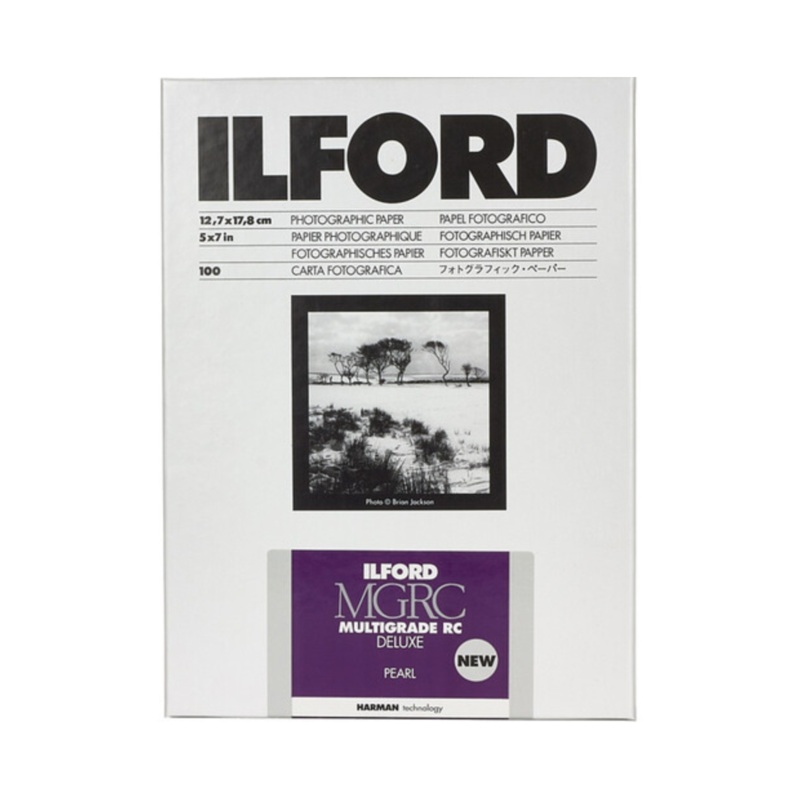 Ilford MULTIGRADE RC Deluxe Paper (Pearl, 5 x 7", 100 Sheets)