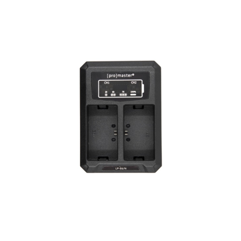 Promaster Dually Charger - USB for Canon LP-E6(N)