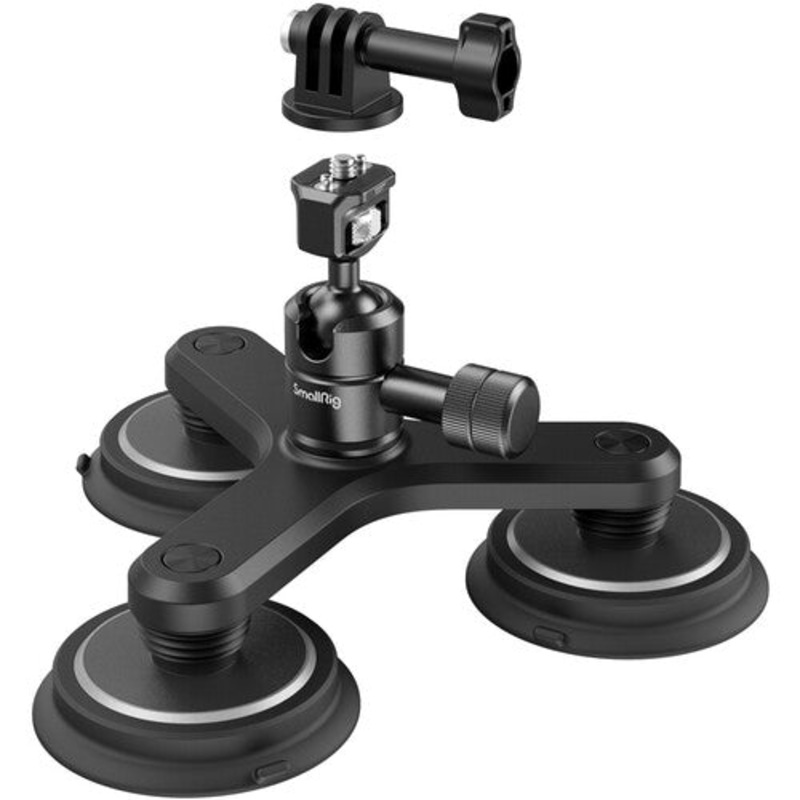 SmallRig Triple Magnetic Suction Cup Mounting Support Kit for Action Cameras