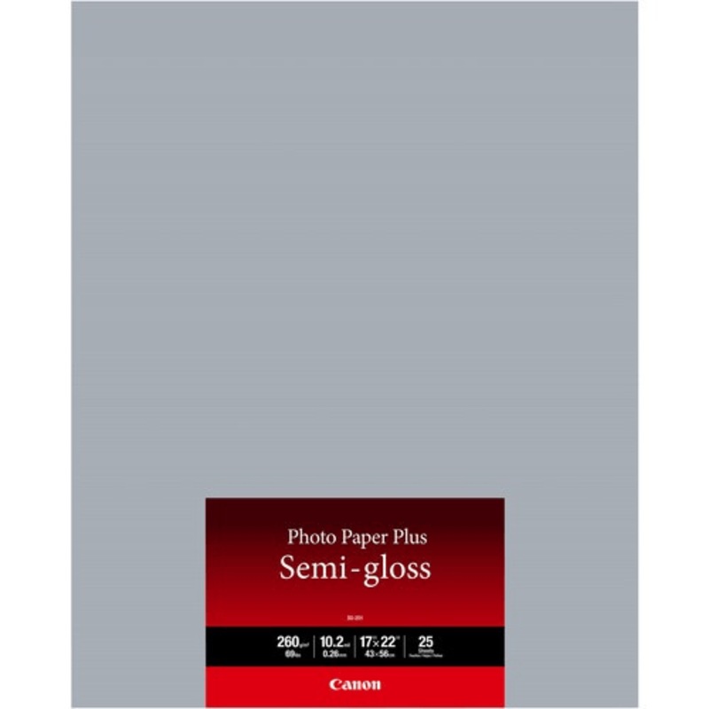 Canon SG-201 Photo Paper Plus Semi-Gloss (17 x 22", 25 Sheets)