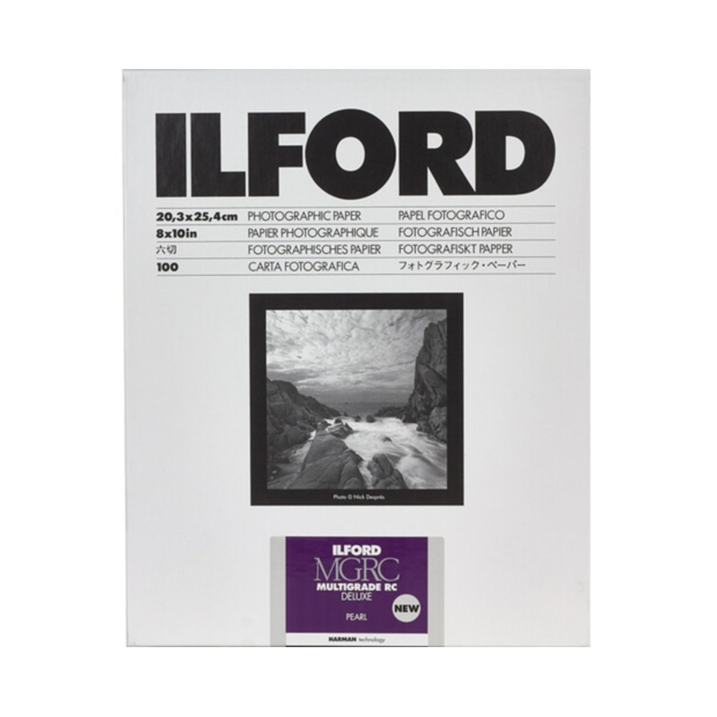 Ilford MULTIGRADE RC Deluxe Paper (Pearl, 8 x 10", 100 Sheets)