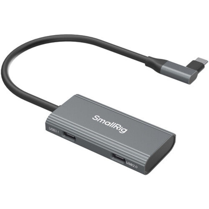 SmallRig 4-in-1 USB-C Hub PD 100W / USB-C 3.1 / USB-C 2.0 with Audio Adapter x 2