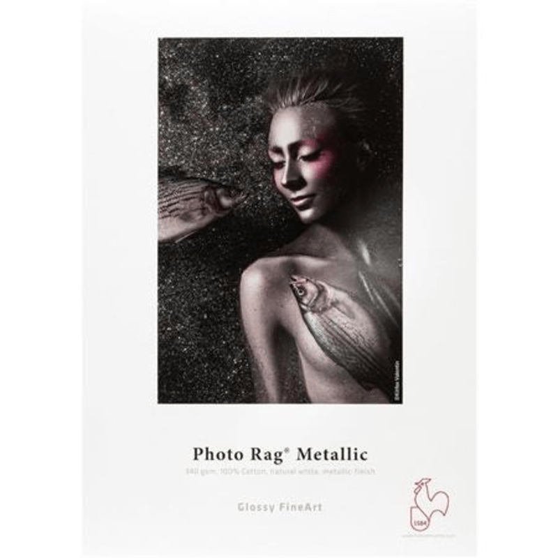 Hahnemuhle Photo Rag Metallic Paper (8.5 x 11", 25 Sheets)