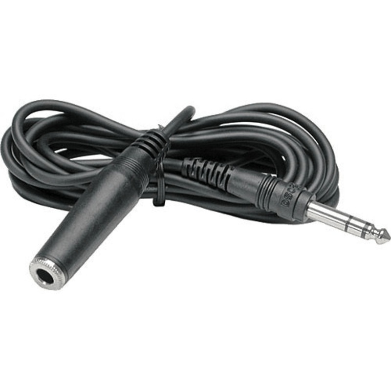 Hosa Technology Stereo 1/4" Female Phone to 1/4" Male Phone TRS Headphone Extension Cable - 10