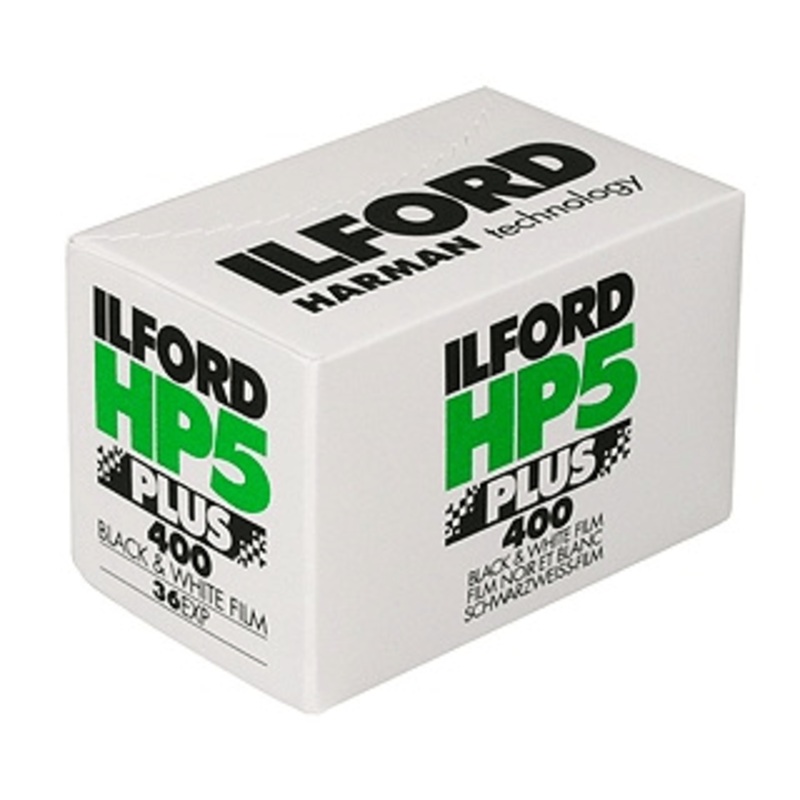 Ilford HP5 Plus Black and White Negative Film (35mm Roll, 36 Exposures)