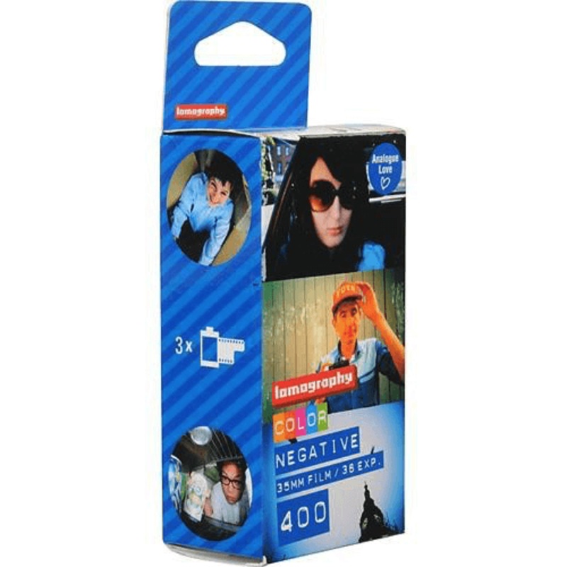 Lomography 400 Color Negative Film (35mm Roll, 36 Exposures, 3 Pack)