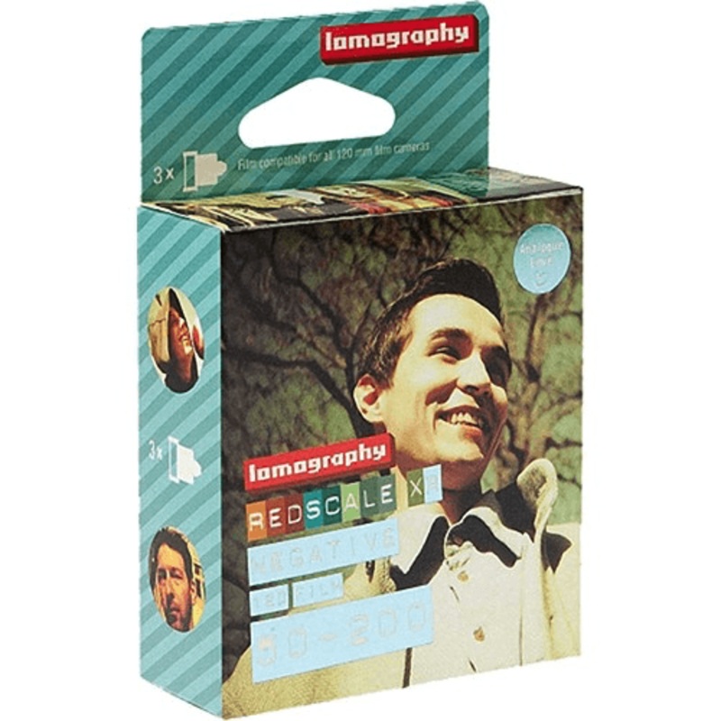Lomography Redscale XR 50-200 Color Negative Film (120 Roll, 3 Pack)