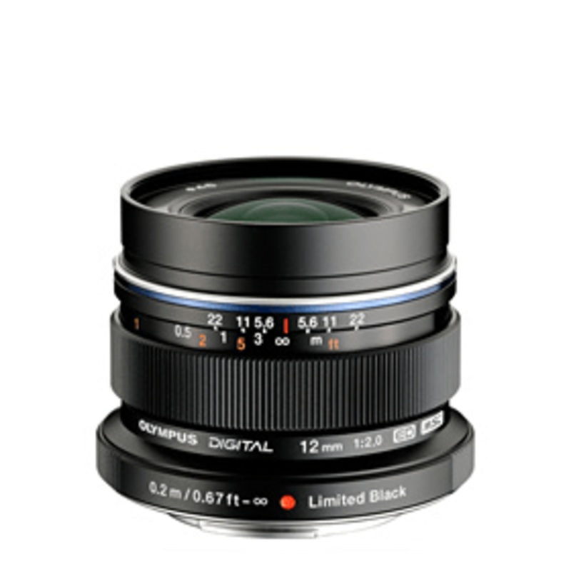 OM SYSTEM M.Zuiko Digital ED 12mm f/2.0 Lens (Black)