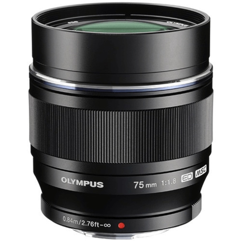 OM SYSTEM M.Zuiko Digital ED 75mm f/1.8 Lens (Black)