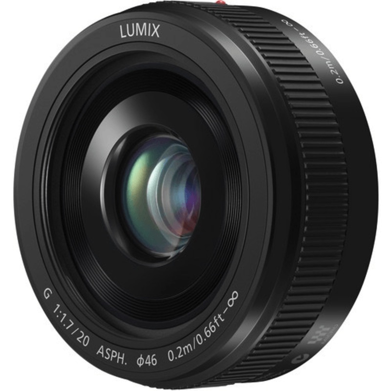 Panasonic Lumix G 20mm f/1.7 II ASPH Lens (Black)