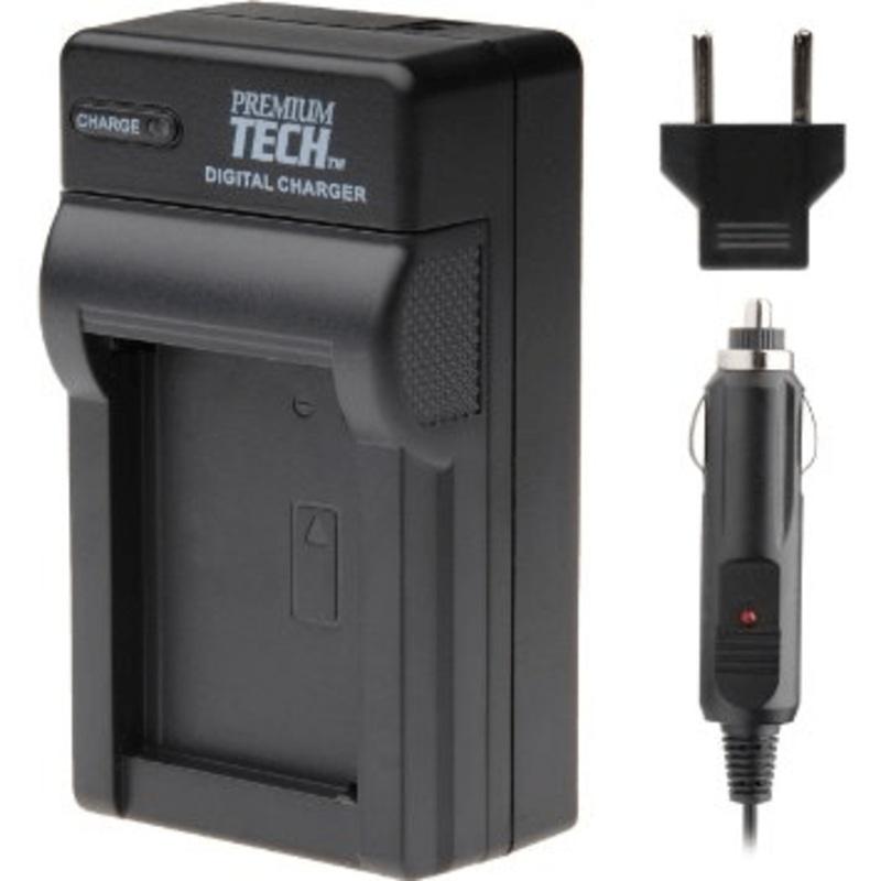 Premium Tech PT-16 Travel Charger for Nikon EN-EL5 Battery