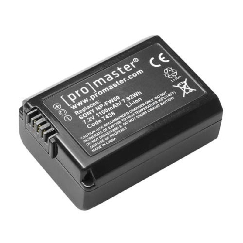 Promaster NP-FW50 Lithium Ion Battery for Sony
