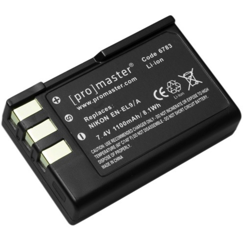 Promaster EN-EL9/A Lithium Ion Battery for Nikon