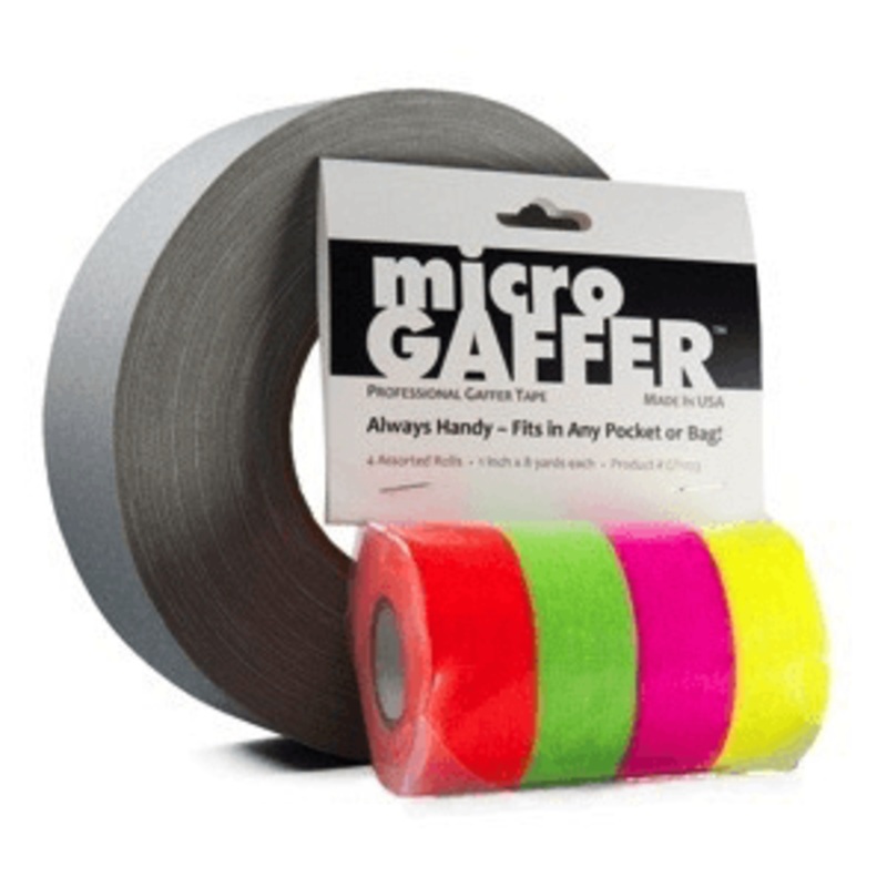 Visual Departures microGAFFER Fluorescent Tape Kit (4 Pack)