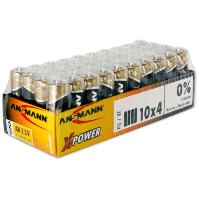 ANSMANN X-POWER AA 40PK TRAY