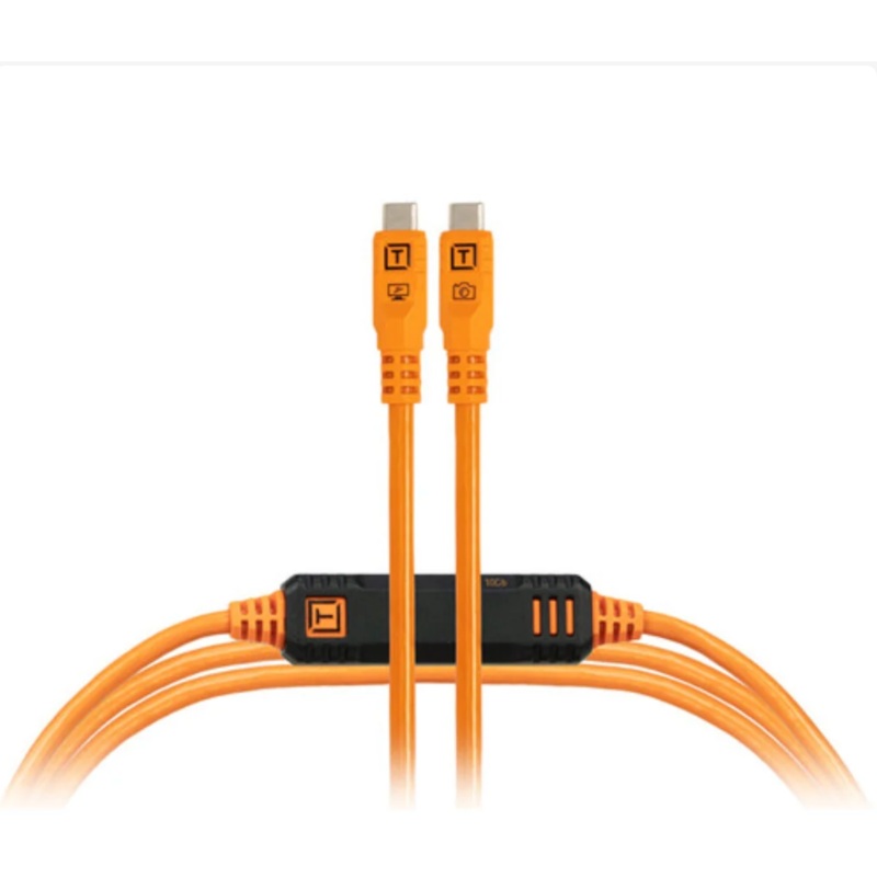 Tether Tools LeverLock & Optima Cable Kit (15', High-Visibility Orange)