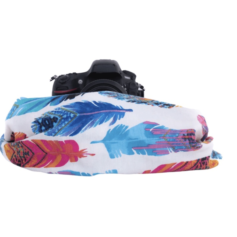 Capturing Couture Pocket Scarf Strap: Hope Feathers