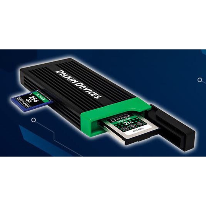 Delkin USB 3.2 CFexpress Type B + SD UHS-II Reader