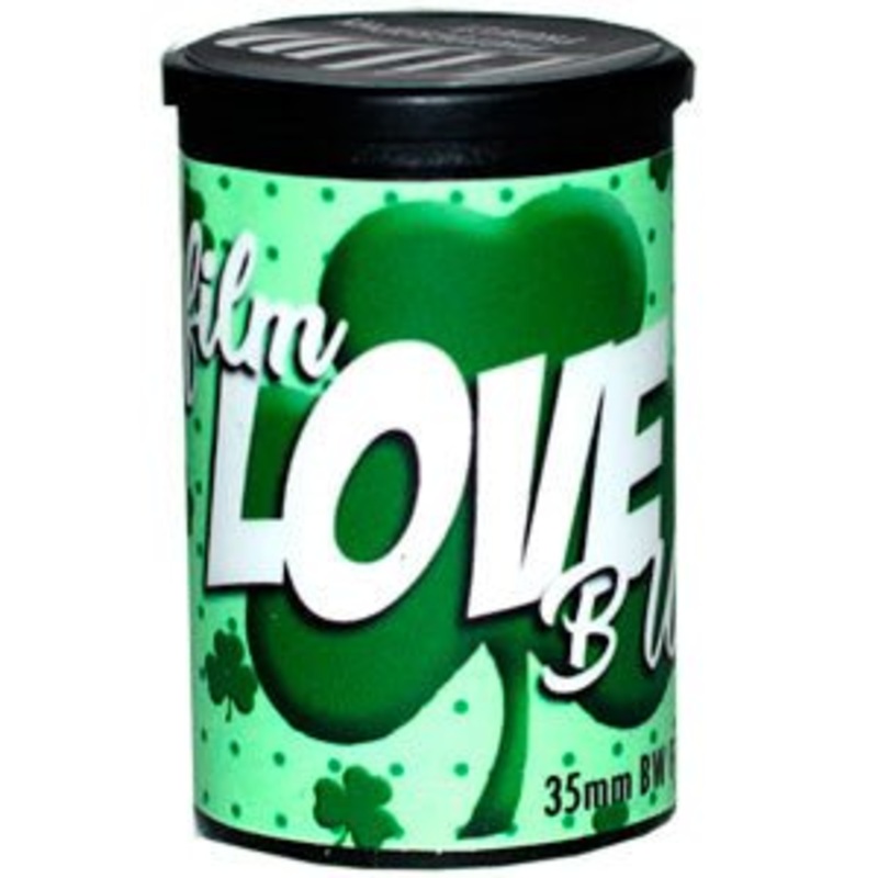 FPP FILM LOVE (SHAMROCKS) 24 EXPOSURE BLACK & WHITE 35MM FILM