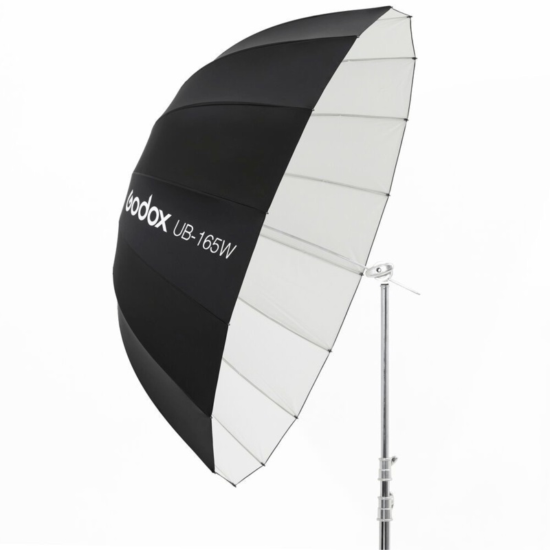 GODOX 65" (165CM) WHITE PARABOLIC UMBRELLA
