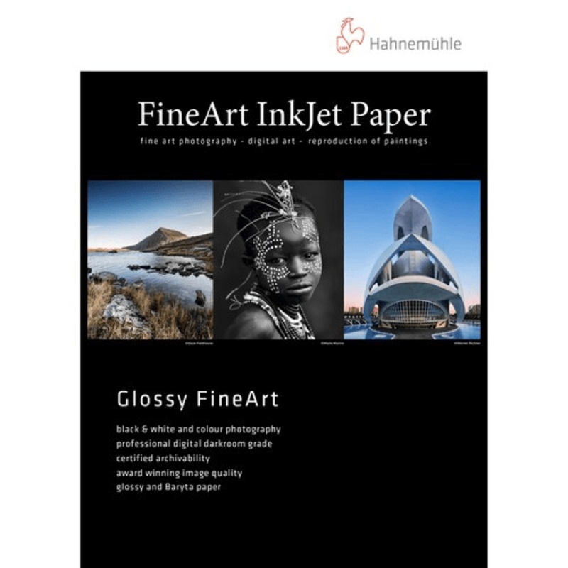 Hahnemuhle FineArt Baryta 325 gsm 8.5" x 11" 25 Sheets