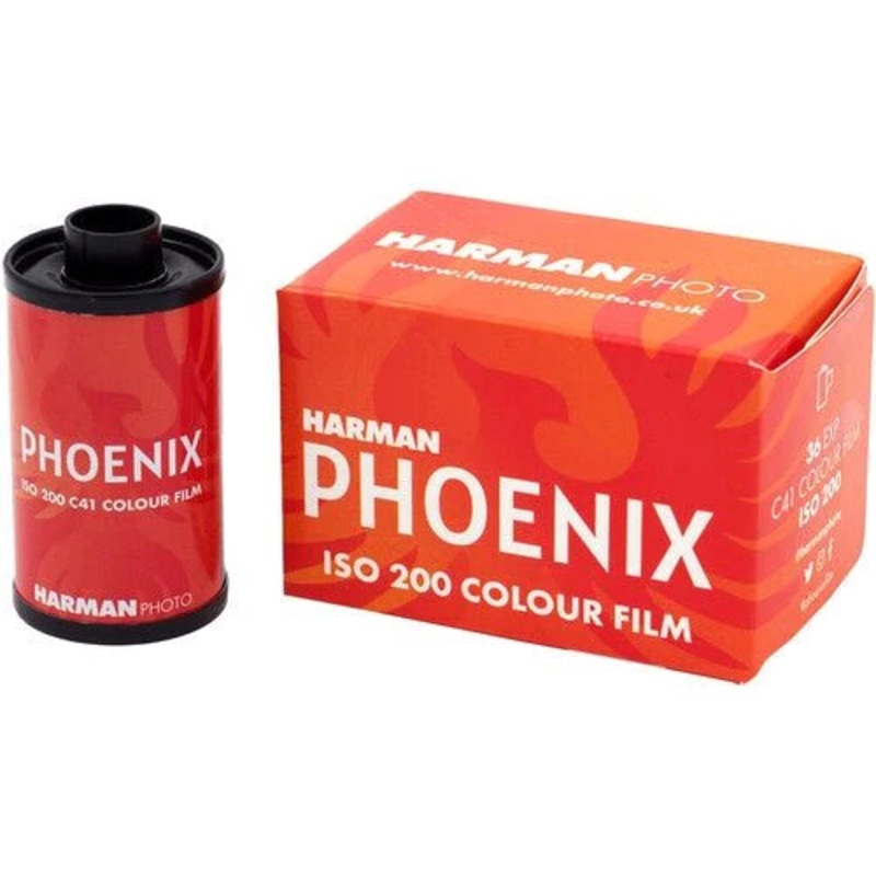Harman Phoenix 200 C41 Colour Film  (35mm Roll, 36 Exposures)