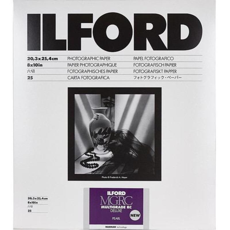 Ilford MULTIGRADE RC Deluxe Paper (Pearl, 8x10, 25 Sheets)